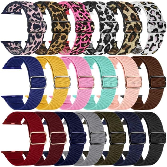 xDfind Adjustable Slide Buckle Elastic Nylon Watch Band, For Apple Watch 42 / 44 / 45 / 46 / 49mm, For Apple Watch 38 / 40 / 41 / S10 42mm – Bild 4