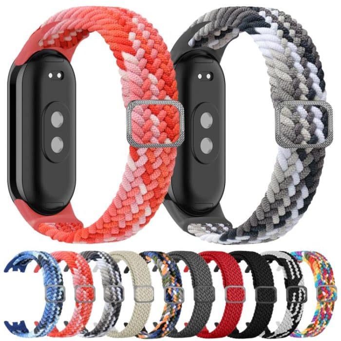xDfind Adjustable Elastic Nylon Braided Watch Band, For Xiaomi Smart Band 10 / 9 / 8 – Bild 3