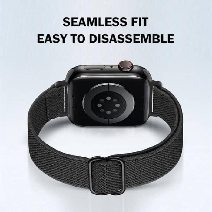 xDfind Ladder Buckle Small Waist Elastic Nylon Watch Band, For Apple Watch 42 / 44 / 45 / 46 / 49mm, For Apple Watch 38 / 40 / 41 / S10 42mm – Bild 7