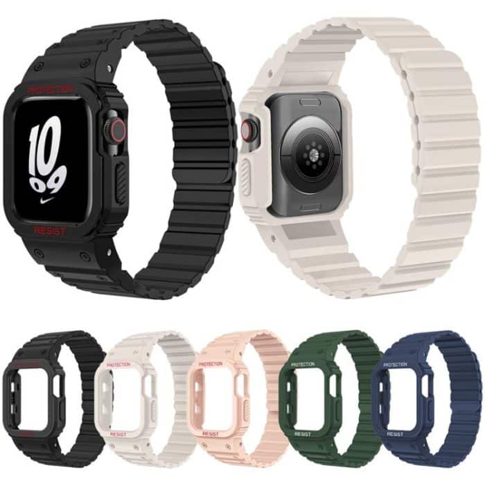 EDA0084274_B1-8.jpg xDfind Magnetic Silicone Watch Band with Integrated Watch Cover – Bild 3