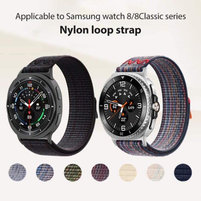 xDfind Nylon Hook and Loop Fastener Watch Band, For Samsung Galaxy Watch8 / 8 Classic – Bild 4