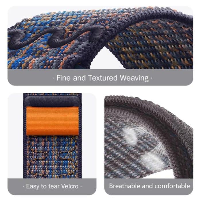 xDfind Nylon Hook and Loop Fastener Watch Band, For Samsung Galaxy Watch8 / 8 Classic – Bild 5