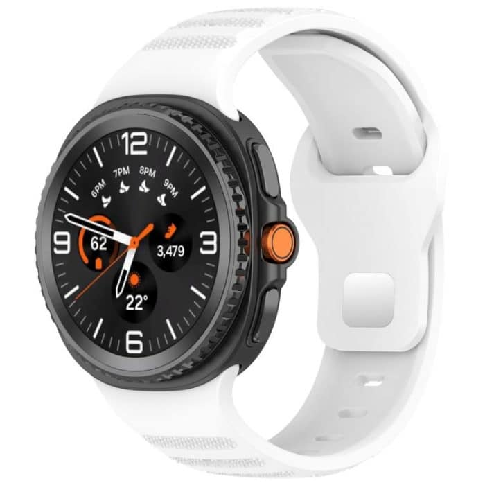 EDA008429601A.jpg xDfind Round Dots Silver Stud Buckle Silicone Watch Band, For Samsung Galaxy Watch Ultra/Ultra 2025, For Samsung Galaxy Watch8 / 8 Classic – Bild 1