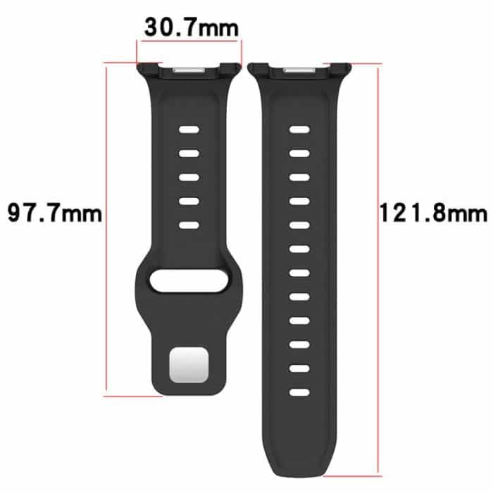 xDfind Round Dots Silver Stud Buckle Silicone Watch Band, For Samsung Galaxy Watch Ultra/Ultra 2025, For Samsung Galaxy Watch8 / 8 Classic – Bild 7