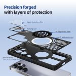 ABEEL Ice Fox Series Magsafe Heat Sink Cooling Phone Case, For Samsung Galaxy S25 Edge 5G, For Samsung Galaxy S25 5G, For Samsung Galaxy S25+ 5G, For Samsung Galaxy S25 Ultra 5G – Bild 5