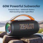 Zealot P12 60W Portable Handheld Outdoor RGB Bluetooth Speaker – Bild 5