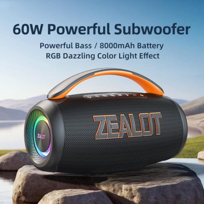 Zealot P12 60W Portable Handheld Outdoor RGB Bluetooth Speaker – Bild 5