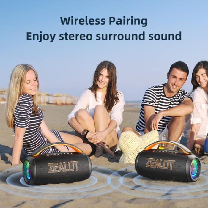 Zealot P12 60W Portable Handheld Outdoor RGB Bluetooth Speaker – Bild 12