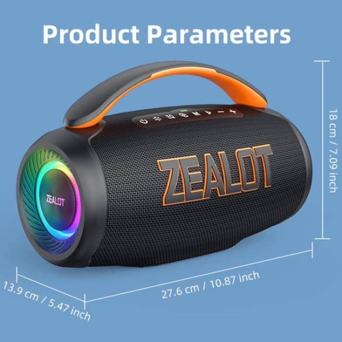 Zealot P12 60W Portable Handheld Outdoor RGB Bluetooth Speaker – Bild 13