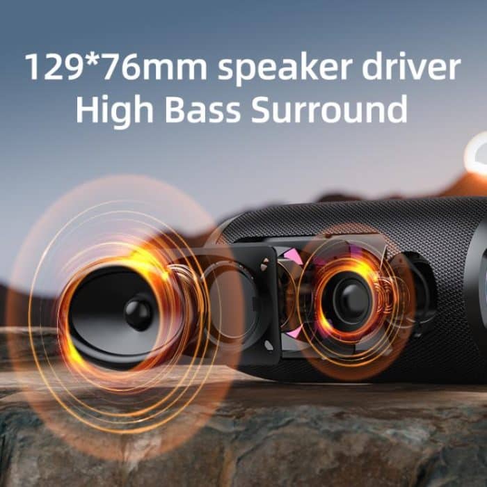 Zealot S76 50W Portable Outdoor RGB Bluetooth Speaker – Bild 6