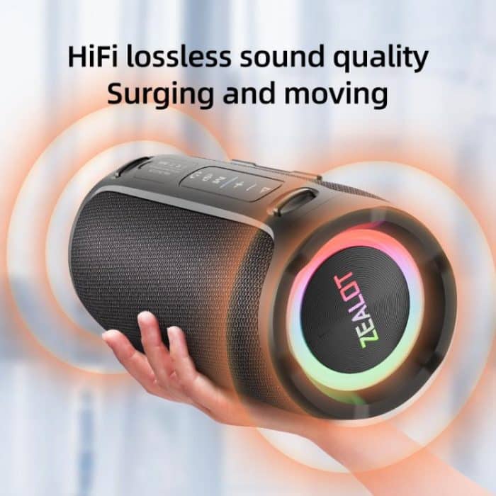 Zealot S76 50W Portable Outdoor RGB Bluetooth Speaker – Bild 8