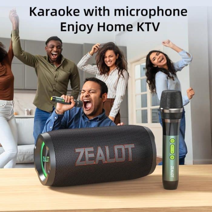 Zealot S76 50W Portable Outdoor RGB Bluetooth Speaker – Bild 9
