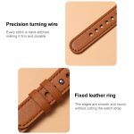 xDfind Double Ring Single Rivet Genuine Leather Watch Band, For Apple Watch 42 / 44 / 45 / 46 / 49mm, For Apple Watch 38 / 40 / 41 / S10 42mm – Bild 7