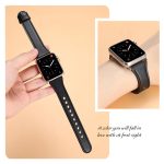 xDfind Double Ring Single Rivet Genuine Leather Watch Band – Bild 9