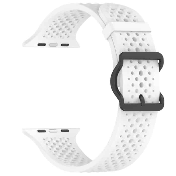 xDfind Breathable Silicone Watch Band, For Apple Watch 42 / 44 / 45 / 46 / 49mm, For Apple Watch 38 / 40 / 41 / S10 42mm – Bild 2