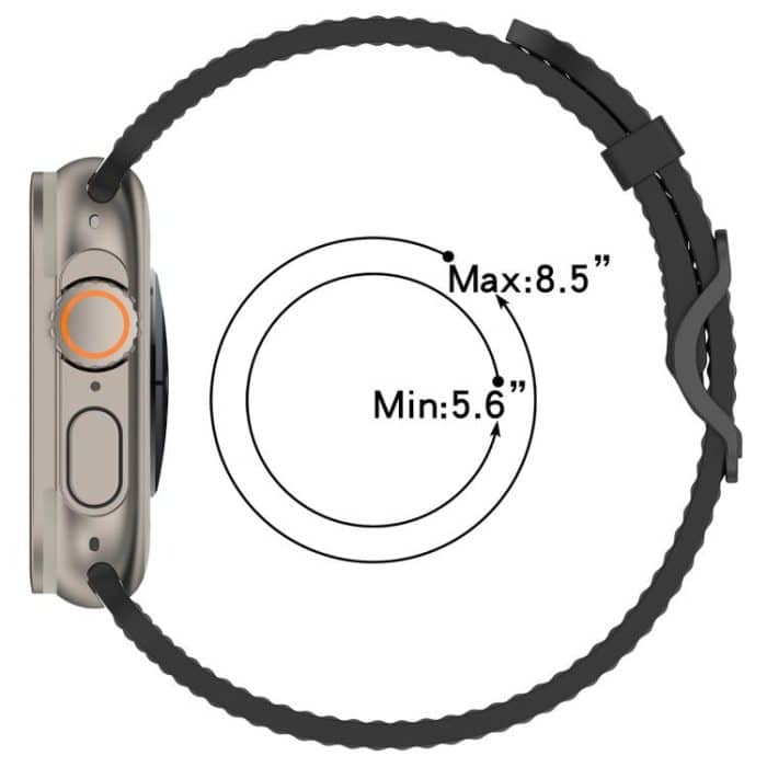 xDfind Breathable Silicone Watch Band, For Apple Watch 42 / 44 / 45 / 46 / 49mm, For Apple Watch 38 / 40 / 41 / S10 42mm – Bild 6