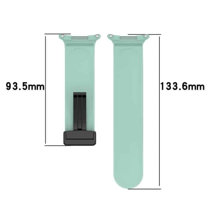 xDfind  Flat Head Groove Folding Black Buckle Silicone Watch Band, For Samsung Galaxy Watch Ultra / Ultra 2025, For Samsung Galaxy Watch8 / 8 Classic, For Samsung Galaxy Watch 7 / 6 / 5 / FE – Bild 6