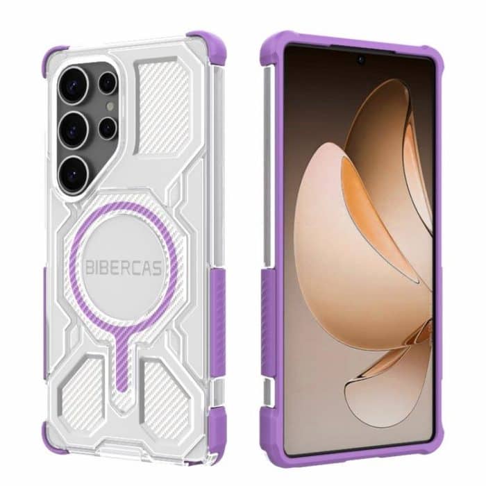 BIBERCAS Transparent Color Series MagSafe Air Bag Shockproof Phone Case – Bild 1