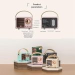 HM11 Retro Bluetooth Mini Wireless Smart Speaker – Bild 8