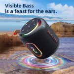Zealot M1 30W Portable Outdoor IPX6 RGB Stereo Bluetooth Speaker – Bild 8