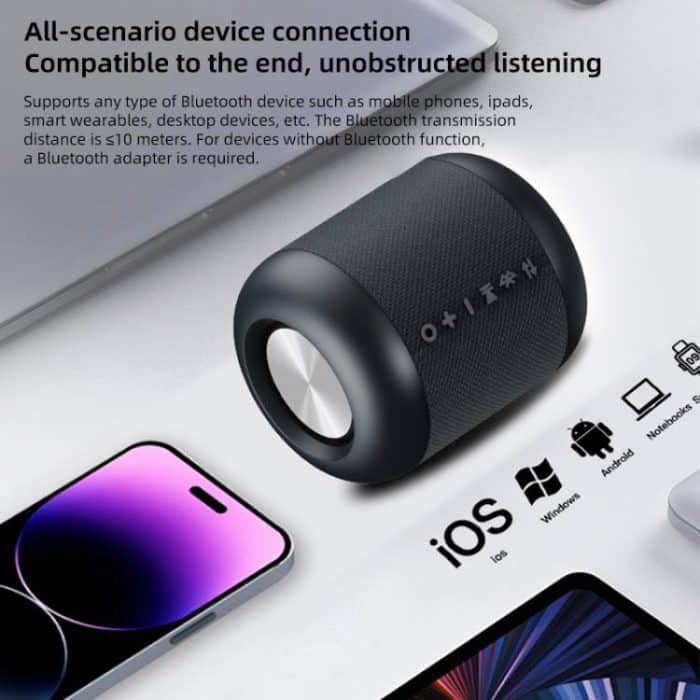 HB-01 5W Portable TWS Stereo Bluetooth 5.4 Speaker – Bild 7