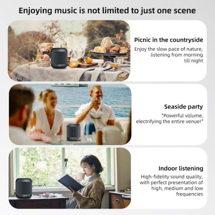 HB-01 5W Portable TWS Stereo Bluetooth 5.4 Speaker – Bild 8