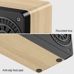 A10 Subwoofer-Holzuhr, Bluetooth 5.0-Lautsprecher, unterstützt TF-Karte, U-Disk-Wiedergabe und FM-Radio – Bild 4