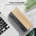 A10 Subwoofer-Holzuhr, Bluetooth 5.0-Lautsprecher, unterstützt TF-Karte, U-Disk-Wiedergabe und FM-Radio – Bild 6