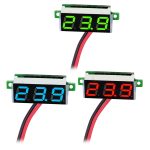 10 Stück 0,36 Zoll 2-Draht-Digitalspannungsmesser, Farblichtanzeige, Spannungsmessung: DC 2,5–30 V – Bild 7