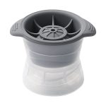 Home Sphärisches Eisgitter, Whiskey, Wein, Eiswürfelbereiter, Silikonform mit Deckel – Bild 2
