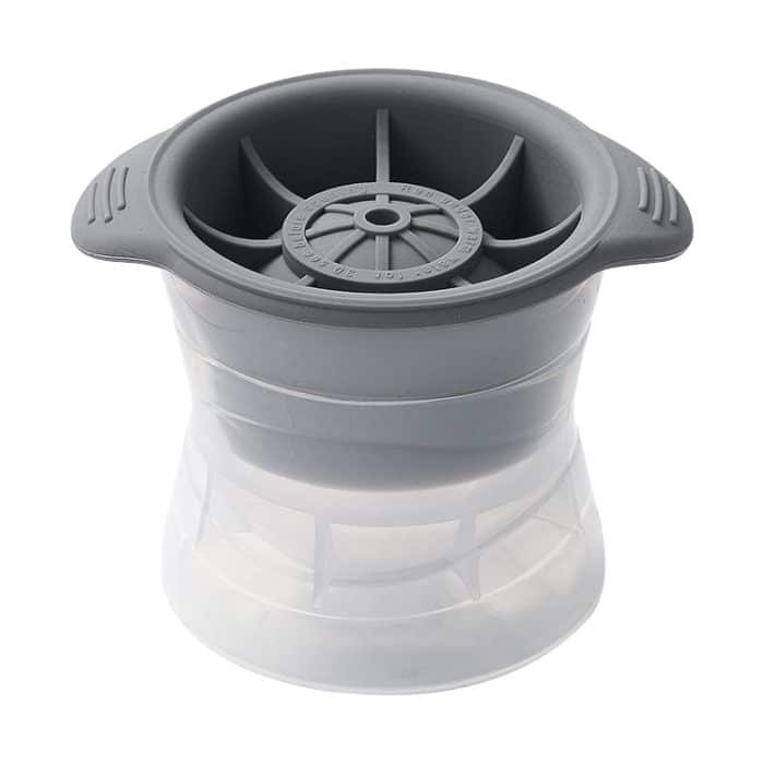 Home Sphärisches Eisgitter, Whiskey, Wein, Eiswürfelbereiter, Silikonform mit Deckel – Bild 2