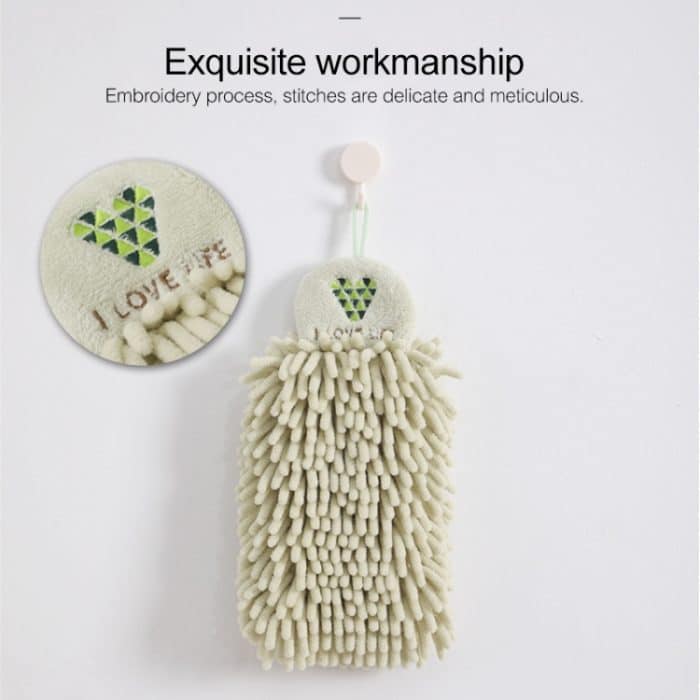 Handtuch Cartoon besticktes, schnell trocknendes hängendes Küchentuch – Bild 4