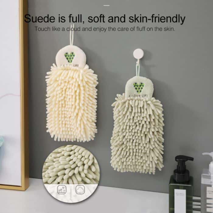 Handtuch Cartoon besticktes, schnell trocknendes hängendes Küchentuch – Bild 8