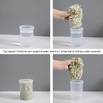 Handtuch Cartoon besticktes, schnell trocknendes hängendes Küchentuch – Bild 9