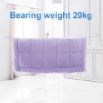 Einziehbarer Kleiderbügel für Innen- und Außenbereiche, magischer Wäscheständer, Balkon, Badezimmer, unsichtbare Wäscheleine, Drahtseil, Pink, White, Silver – Bild 3