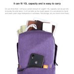 HAWEEL 10L Rucksack, bunt, Unisex, Freizeit, Sport, Brusttasche, Reisetaschen, unterstützt Diebstahlschutz/wasserdichte Funktion, 10L Backpack – Bild 7