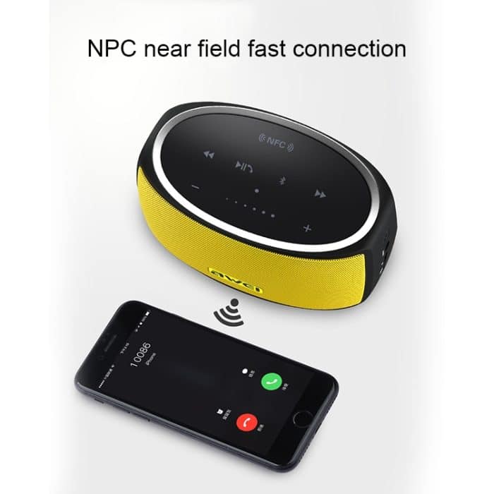 IP7G3212B_3.jpg awei Y210 Tragbarer kabelloser Bluetooth-Lautsprecher V4.2 mit verbessertem Bass, unterstützt NFC / TF-Karte / AUX – Bild 4