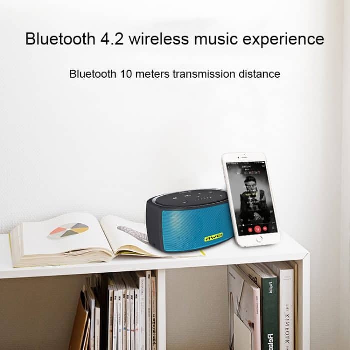 IP7G3212B_5.jpg awei Y210 Tragbarer kabelloser Bluetooth-Lautsprecher V4.2 mit verbessertem Bass, unterstützt NFC / TF-Karte / AUX – Bild 6