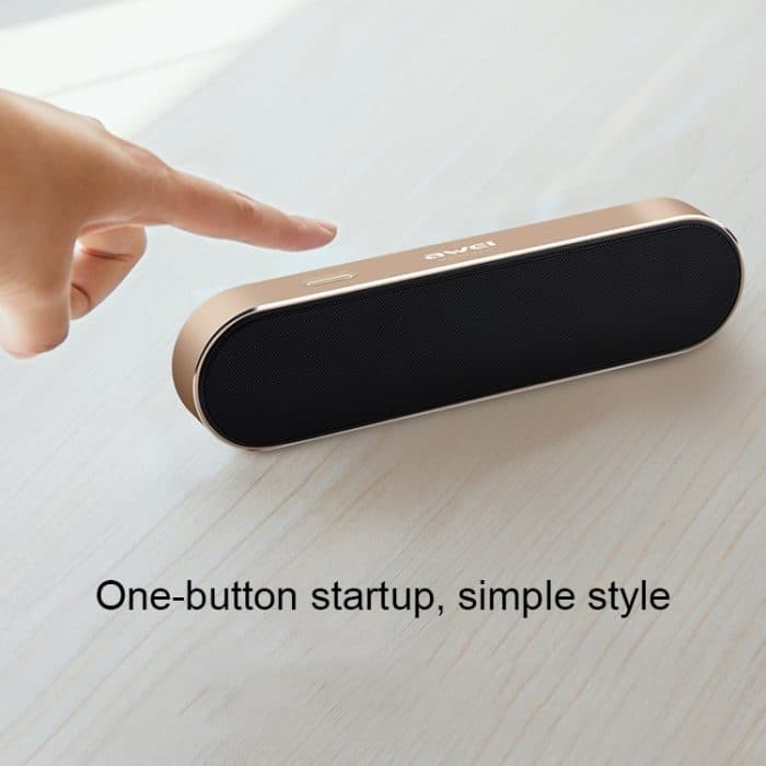 IP7G3213B_6.jpg awei Y220 Tragbarer kabelloser Bluetooth-Lautsprecher V4.2 mit HD Clear 3D-Stereo-Sound und Geräuschunterdrückung, unterstützt TF-Karte/AUX – Bild 7