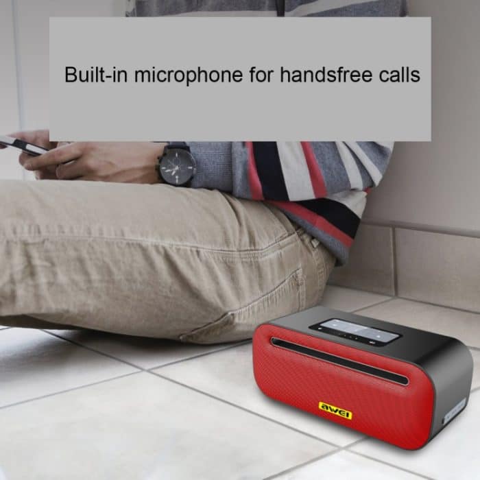 IP7G3225H_6.jpg awei Y600 Kabelloser Bluetooth-Lautsprecher mit 3D-Stereo, integriertem Mikrofon, unterstützt TF-Karte/AUX/NFC – Bild 7