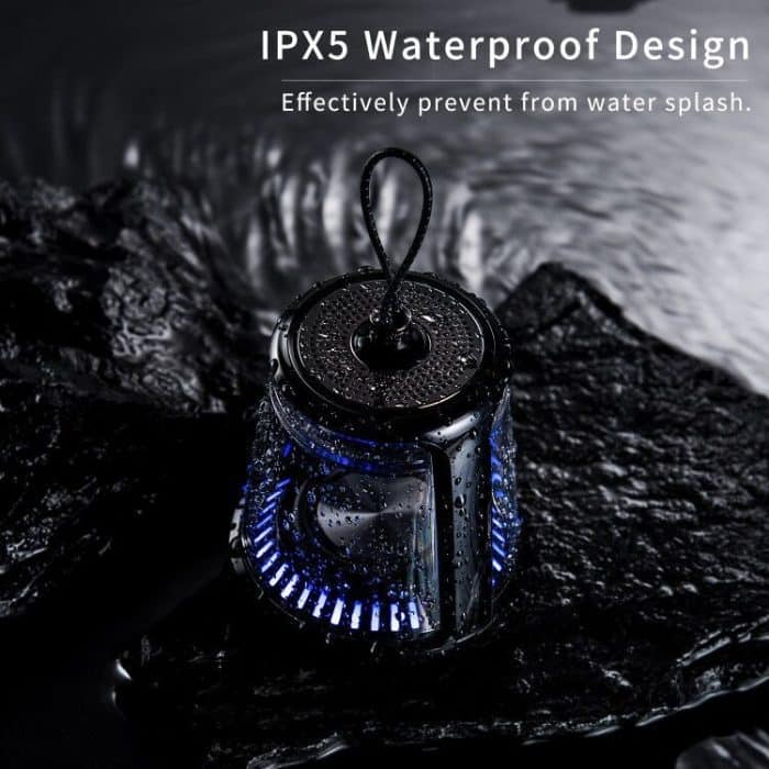 JUSTNEED TWS Wasserdichter kleiner Bluetooth-Lautsprecher, integriertes hochauflösendes Mikrofon, unterstützt Freisprechanrufe – Bild 5