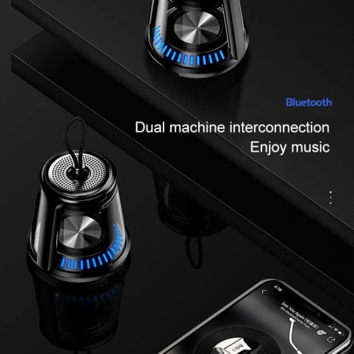 JUSTNEED TWS Wasserdichter kleiner Bluetooth-Lautsprecher, integriertes hochauflösendes Mikrofon, unterstützt Freisprechanrufe – Bild 6