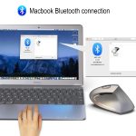 HXSJ T29 Bluetooth 3.0 Drahtlose Bluetooth 6-Tasten 2400 DPI Einstellbare Ergonomie Optische Vertikale Maus, 6 Buttons T29 Black, 6 Buttons T29 Grey – Bild 10