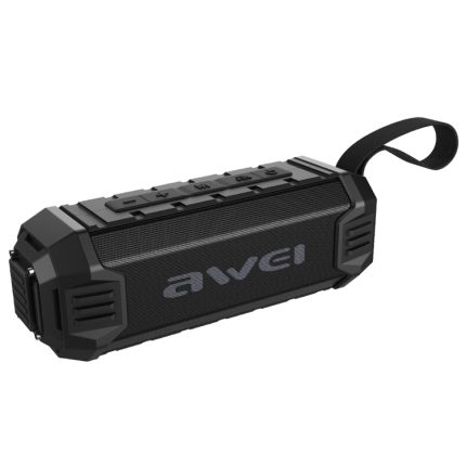 awei Y280 IPX4 Bluetooth-Lautsprecher-Powerbank mit verbessertem Bass, integriertem Mikrofon, unterstützt FM/USB/TF-Karte/AUX