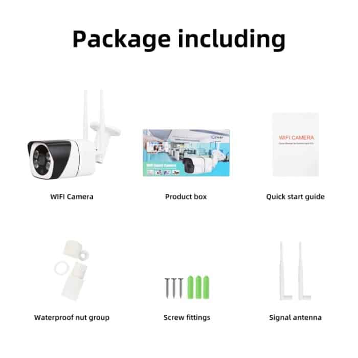 NC1562_B2.jpg Q29 1080P HD Wireless IP-Kamera, unterstützt Bewegungserkennung, Infrarot-Nachtsicht und TF-Karte, EU-Stecker – Bild 3