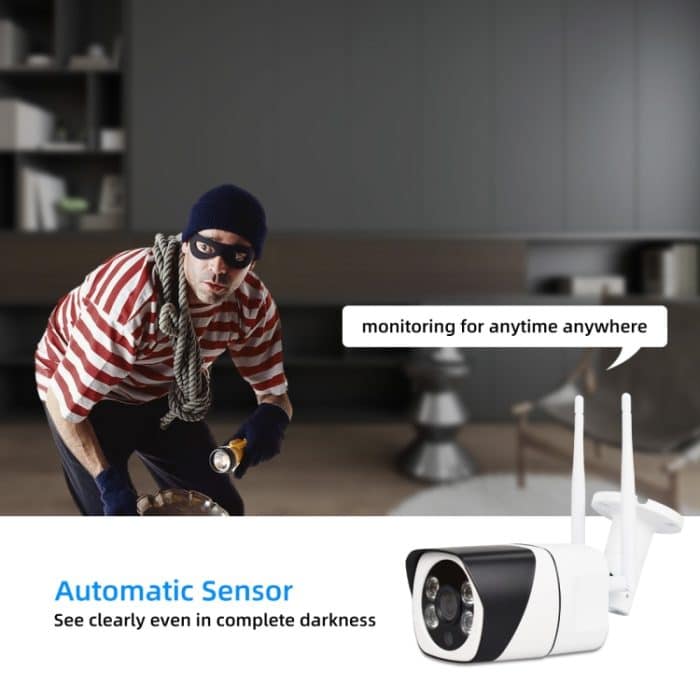 NC1562_B4.jpg Q29 1080P HD Wireless IP-Kamera, unterstützt Bewegungserkennung, Infrarot-Nachtsicht und TF-Karte, EU-Stecker – Bild 5