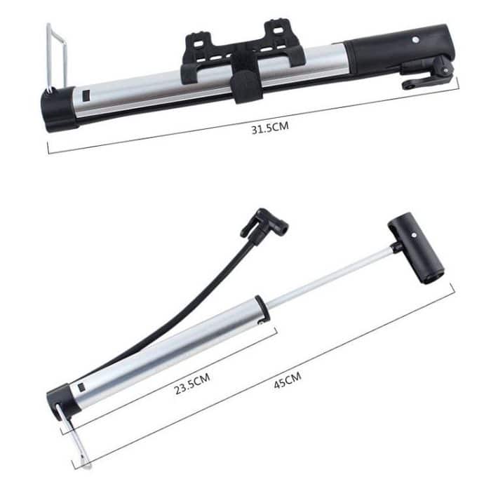 HONOR MP3128 Mini tragbare Fahrrad Luftpumpe aus Aluminiumlegierung aufblasbare Zylinder – Bild 3