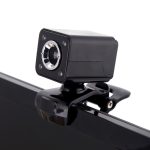 A862 360 Grad drehbare 480P WebCam USB-Drahtkamera mit Mikrofon und 4 LED-Leuchten für Desktop Skype Computer PC Laptop, Kabellänge: 1,4 m – Bild 5