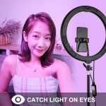 PULUZ 11,8 Zoll 30 cm RGB-Licht 1,1 m Stativmontage Dimmbarer LED-Ring Vlogging Selfie Fotografie Videoleuchten Live-Übertragungs-Kits mit Kaltschuh-Stativ-Kugelkopf und Telefonklemme, 12 inch RGB+Tripod(EU), 12 inch RGB+Tripod(UK)... – Bild 13