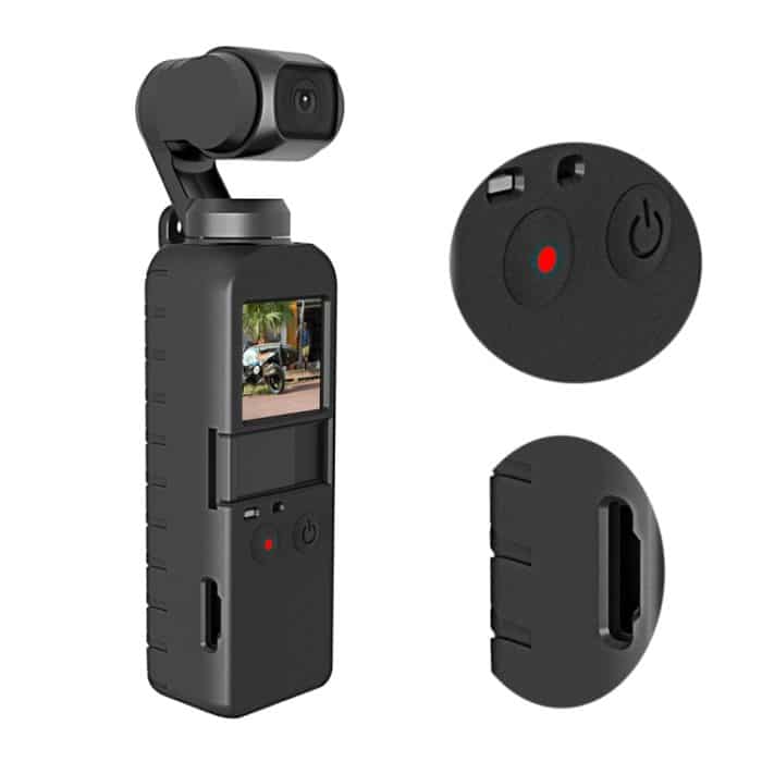 PULUZ 2-in-1 Diamanttextur-Silikonhüllen-Set für DJI OSMO Pocket, For DJI OSMO Pocket – Bild 6